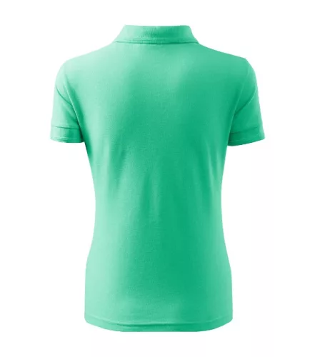 Pique Polo galléros póló női menta L