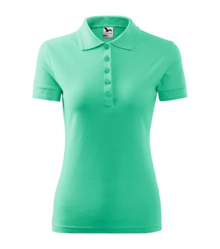 Pique Polo galléros póló női menta 2XL