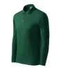 Pique Polo LS galléros póló férfi dark green XL