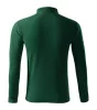 Pique Polo LS galléros póló férfi dark green 3XL