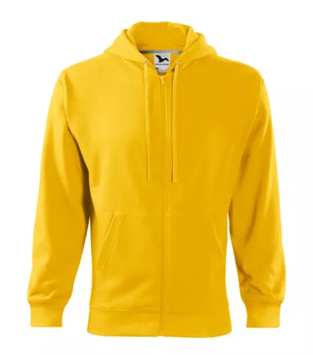 Trendy Zipper felső férfi sárga 3XL