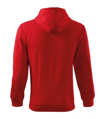 Trendy Zipper felső férfi piros XL