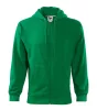 Trendy Zipper felső férfi fűzöld S