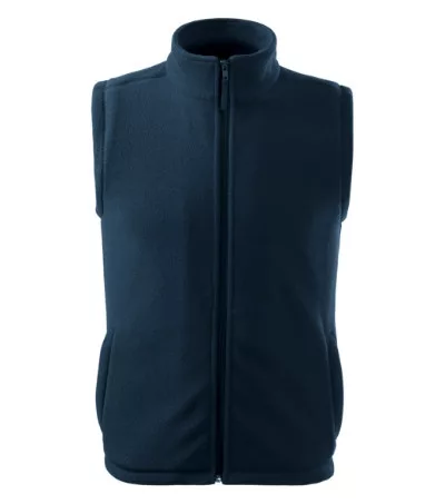 Next polár mellény unisex tengerészkék 02 (brand label) 3XL