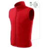 Next polár mellény unisex piros 07 (brand label) 3XL
