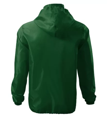 Széldzseki unisex Windy 524 üvegzöld S méret