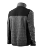 Softshell kabát férfi Casual 550 kötött melanzs szürke L méret
