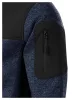 Softshell kabát férfi Casual 550 kötött melanzs kék S méret