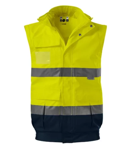 Kabát unisex HV Guard 4 in 1 5V2 fluoreszkáló sárga XL méret