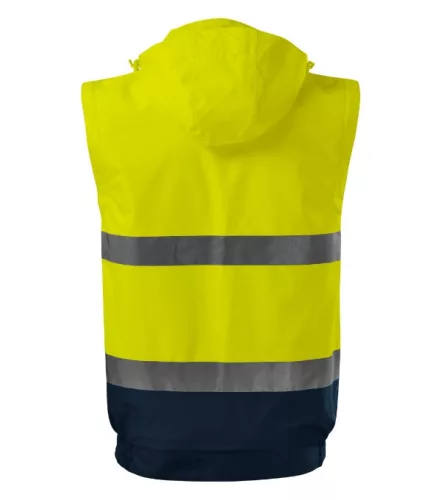 Kabát unisex HV Guard 4 in 1 5V2 fluoreszkáló sárga 3XL méret