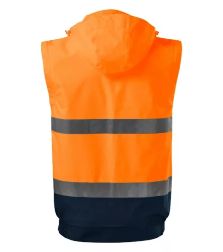 Kabát unisex HV Guard 4 in 1 5V2 fluoreszkáló narancssárga L méret