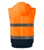 Kabát unisex HV Guard 4 in 1 5V2 fluoreszkáló narancssárga 2XL méret