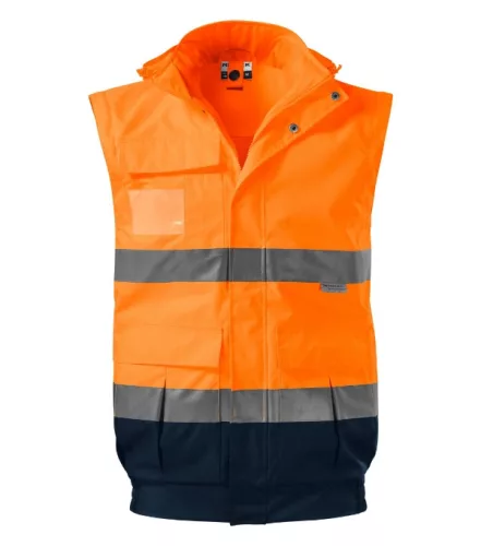 Kabát unisex HV Guard 4 in 1 5V2 fluoreszkáló narancssárga 3XL méret