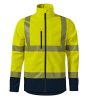 Softshell kabát unisex HV Drop 5V3 fluoreszkáló sárga M méret