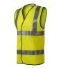 Biztonsági mellény unisex HV Bright 9V3 fluoreszkáló sárga 2XL méret
