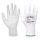 PU tenyérmártott kesztyű fehér XXXL
