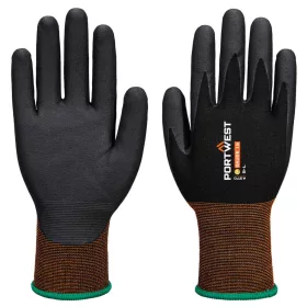 GP Grip 15 Nitril Mikrohabos kesztyű fekete L