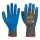 Aramid HR Cut Latex kesztyű Black/Blue XXXL