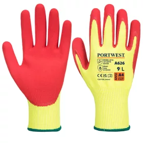Vis-Tex Cut D13 nitril kesztyű Yellow/Red L