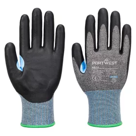 CS Cut D15 Nitril hab vágásbiztos kesztyű Grey/Black L