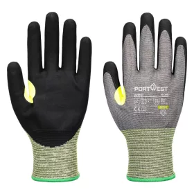CS Cut E21 Nitril hab vágásbiztos kesztyű Grey/Black L