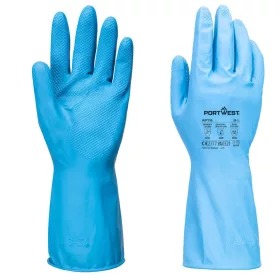 FD Chemical B Latex könnyű kesztyű (12 pár) kék L