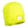 Beanie USB újratölthető LED-es fejlámpa sárga