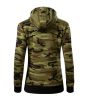 Felső női Camo Zipper C20 zöld terepszín 2XL méret