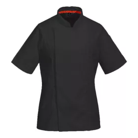 MeshAir Pro S/S női séfkabát fekete L