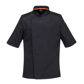Stretch Mesh Air Pro rövid ujjú séfkabát fekete L