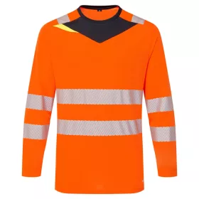 DX4 Hi-Vis hosszú ujjú póló L/S Orange/Black 4XL