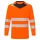 DX4 Hi-Vis hosszú ujjú póló L/S Orange/Black 4XL
