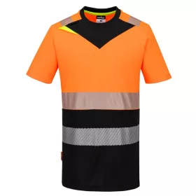 DX4 Hi-Vis Class 1 póló S/S Orange/Black 4XL