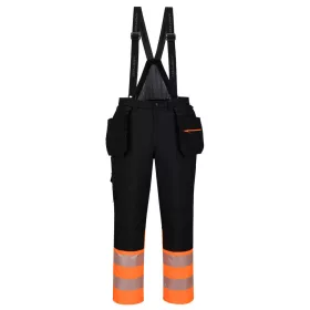   DX4 Hi-Vis 1. osztályú téli kantáros nadrág Orange/Black 4XL