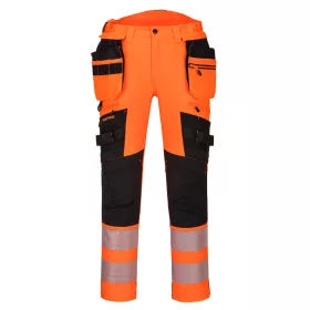   DX4 Hi-Vis nadrág lezippzározható lengőzsebbel Orange/Black 28