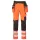 DX4 Hi-Vis nadrág lezippzározható lengőzsebbel Orange/Black 48