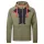 DX4 kapucnis pulóver Moss Green L