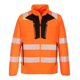 DX4 Hi-Vis Hybrid Baffle kabát Orange/Black 4XL