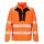 DX4 Hi-Vis Hybrid Baffle kabát Orange/Black 4XL