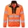 DX4 Hi-Vis kapucnis cipzáras pulóver Orange/Black 4XL