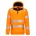 DX4 Hi-Vis 1/4 zippzáras kapucnis pulóver Orange/Black XXL