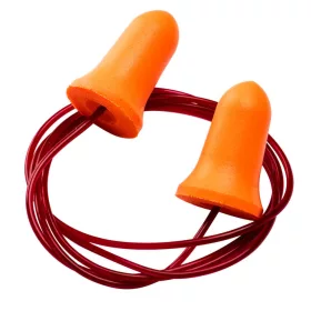 Bell Comfort PU hab füldugók zsinórral (200 pár) narancs