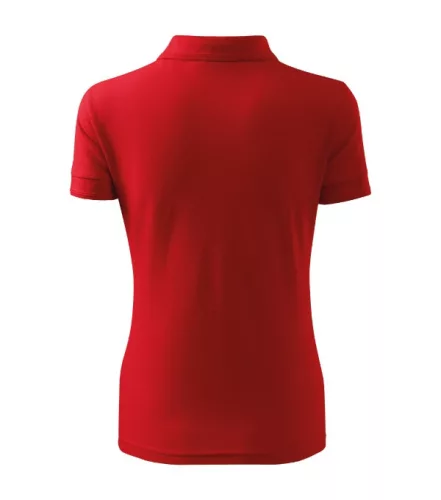 Pique Polo Free galléros póló női piros XL