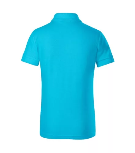 Pique Polo Free galléros póló gyerek türkiz 158 cm/12 éves