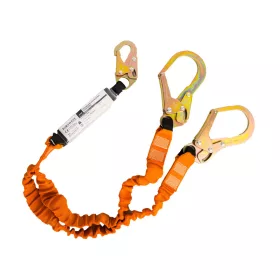 Dupla 140kg-os energiaelnyelős kötél Black/Orange