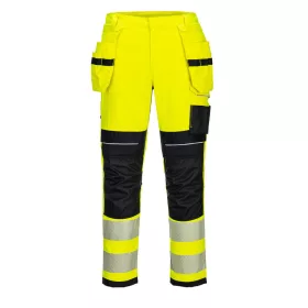 PW3 FR Modaflame Hi-Vis lengőzsebes nadrág Yellow/Black 28
