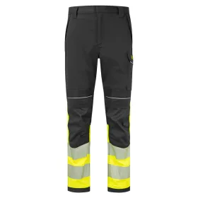 PW3 Modaflame Work Hi-Vis Class 1 FR nadrág Yellow/Black 28