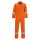 Lángálló, antisztatikus overál, 350g narancs XL