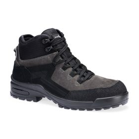 Acél, velúrbőr bakancs S3L CI FO SR Black/Grey 39