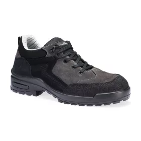 Acél, velúrbőr cipő S3L CI FO SR Black/Grey 39
